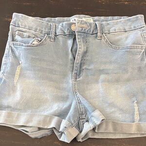 YMI Light Wash Jean Shorts for Women